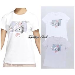 S.G NIKE NSW 運動短袖 草寫 公車 塗鴉 滾邊 短袖 女款 黑 CV3769-010 白 100 歷史價格詳細信息