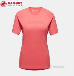 滿3000免運MAMMUT QD Logo Print T-Shirt AF男抗UV排汗短T101702012黑PRT4 歷史價格詳細信息