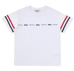 【FILA】女性 短袖圓領T恤-白色 5TEW-1715-WT 歷史價格詳細信息