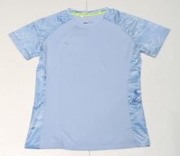 2024 上半季 MIZUNO 美津濃 女 高彈性 短版 綁帶 瑜珈上衣 短袖T恤 (K2TAB20368)藤紫 歷史價格詳細信息