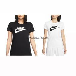 S.G NIKE NSW 基本款 運動 休閒 針織 棉質 短袖 短T 女款 AJ7642 白色 100 黑色 010 歷史價格詳細信息