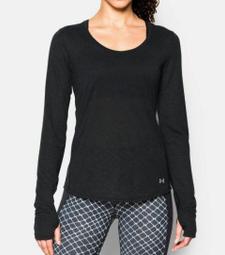 Under Armour 圓領 長袖上衣 運動上衣 RIVAL TERRY 女 1369856-530 鉛灰紫 歷史價格詳細信息