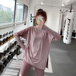 瑜伽服上衣女顯瘦彈力寬松速幹跑步健身房訓練運動t卹長袖秋夏款 歷史價格詳細信息