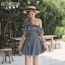 溫泉泳裝時尚韓國超仙顯瘦仙女范保守學生性感泳衣 歷史價格詳細信息