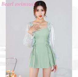 女童連體網紅裙式泳裝洋氣女寶寶可愛小公主遊泳衣時尚女孩兒童衣 歷史價格詳細信息