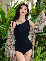 連體泳衣女 新款女款純欲風性感連體遮肚顯瘦夏三亞海邊拍照高級感 歷史價格詳細信息