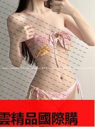 【優選國際購】日係新款三奇ins分體泳衣比基尼性感暴露小胸聚攏顯瘦泡溫泉歐美泳裝沙灘 歷史價格詳細信息