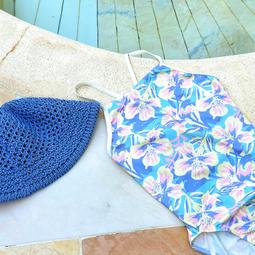 特價花色裹紗比基尼女小胸泳衣泳裝顯瘦露背連身三角性感復古沙灘 歷史價格詳細信息