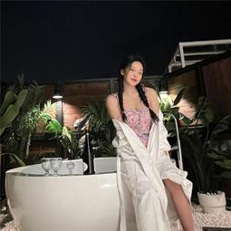 特價抹胸復古小胸網紅女比基尼泳衣綁帶顯瘦修身分體性感時尚沙灘 歷史價格詳細信息