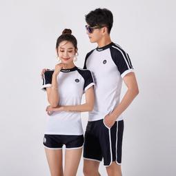 [特價](男士遊泳裝) 泳衣男套裝成人五分防水尷尬速幹大碼專業青少年三件套男士遊泳褲 歷史價格詳細信息