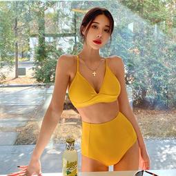 特價游泳衣保守比基尼女v領性感吊帶帶修身無袖高腰紅色夏季 歷史價格詳細信息