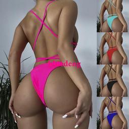 新款連體泳衣一體式比基尼女歐美純色沙灘性感度假溫泉bikini 歷史價格詳細信息