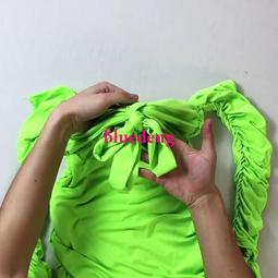 領綁帶彈性收腰熱帶印花雪紡上衣 《AB15186》 歷史價格詳細信息