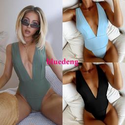 歐美新款純色坑條三角杯V領性感海邊度假辣妹分體bikini泳裝 歷史價格詳細信息