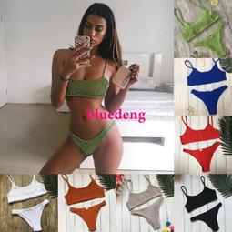 泳衣 女 ins泳衣 性感泳衣 性感純慾比基尼三件套沙灘泳衣女2024新款網紅衕款小香風 SZU 歷史價格詳細信息