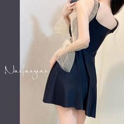 泳衣女夏2022年新款爆款遮肚顯瘦兩件式保守ins風仙長袖泡溫泉 歷史價格詳細信息