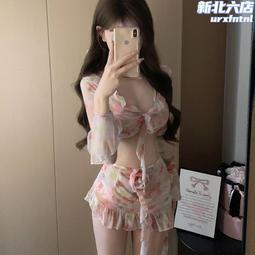 2024新款碎花連體泳衣   荷葉袖邊修身大碼連體比基尼女 歷史價格詳細信息