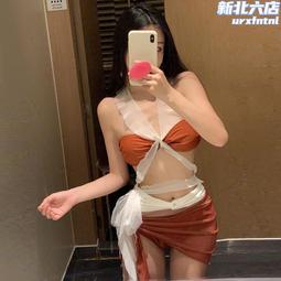 性感辣妹風2024新款高腰設計感鏤空露腰系帶牛仔純色直筒褲女 歷史價格詳細信息