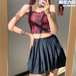 泳衣女夏遮肚分體泳衣女短袖遮肚顯瘦保守韓國ins學生學院風泳裝 歷史價格詳細信息