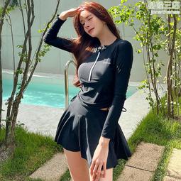 韓版泳衣女2023新款小胸聚攏鋼託加厚性感連身韓國ins風遮肚 歷史價格詳細信息