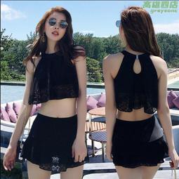 黑色遊泳衣女泡溫泉冬2023年新款爆款長袖罩衫ins風純欲泳裝 歷史價格詳細信息