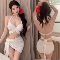 度假性感泳衣連體比基尼鋼託聚攏遮肚顯瘦披紗罩衫級感海邊新 歷史價格詳細信息