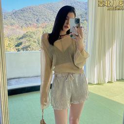 2024泳裝韓國東大門ins風輕奢簡約修身顯瘦性感露背泳衣女 比基尼 歷史價格詳細信息