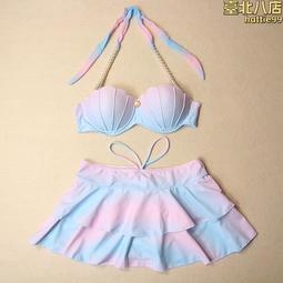 泳衣女性感透明比基尼分體小胸集中爆乳仙女範韓國ins保守三件式日系  露天市集  全台最大的網路購物市集 歷史價格詳細信息