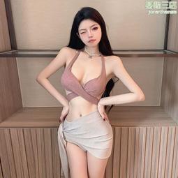 分體式遊泳衣女三件套仙女範保守遮肚顯瘦學生海邊韓國ins風泳裝 歷史價格詳細信息
