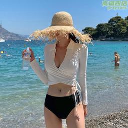 2024泳裝韓國東大門ins風輕奢簡約修身顯瘦性感露背泳衣女 比基尼 歷史價格詳細信息