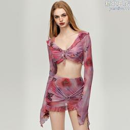 泳衣女顯瘦遮肚分體裙式保守夏天微胖成人中老年媽媽大碼溫泉泳裝 歷史價格詳細信息