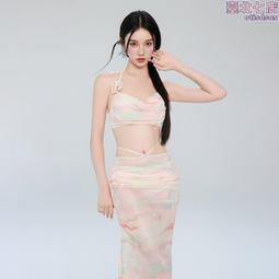 新款純欲性感修身顯瘦吊帶衫春季甜美上衣辣妹鏤空鉤花針織小背心 歷史價格詳細信息