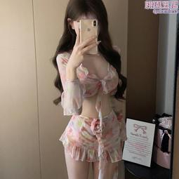 2024新款碎花連體泳衣   荷葉袖邊修身大碼連體比基尼女 歷史價格詳細信息