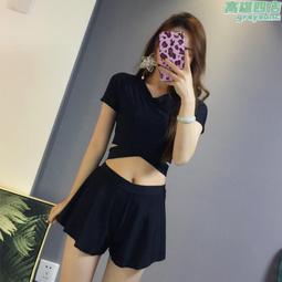 分體泳衣女夏2022年新款遮肚顯瘦平角大碼保守專業運動防曬遊泳裝 歷史價格詳細信息