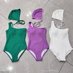 源頭韓版新款小清新撞色泳衣女簡約復古背心式遮肚沙灘比基尼 歷史價格詳細信息