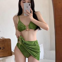 2023新款ins風小胸聚攏遮肚顯瘦保守平角連身度假泡溫泉泳衣女 歷史價格詳細信息