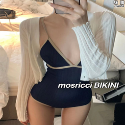 韓國2023新款泳衣女連身三角性感露腰顯白高級感簡約泡溫泉度假裝 歷史價格詳細信息