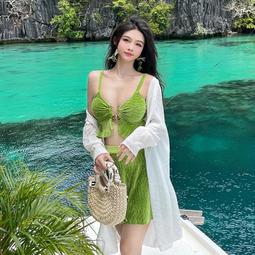 【好康】兩件式泳衣女士大尺碼媽媽款大尺碼中老年遮肚顯瘦胖mm泡溫泉保守女泳裝 歷史價格詳細信息