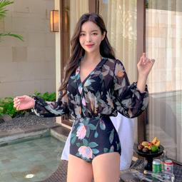 韓版遊泳衣女款2024新款性感鏤空比基尼小胸露背高級感沙灘度假女 歷史價格詳細信息