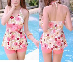 (╭＊莎莎~衣舖子＊編號1040斯漫琪粉黑色泳衣泳裝 ，直購價499元，現+預7-10 歷史價格詳細信息