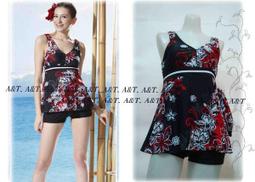 Ａ＆T【泳之美】【附帽、贈胸墊】大女連身裙泳裝$原價1780~2352~3L 歷史價格詳細信息