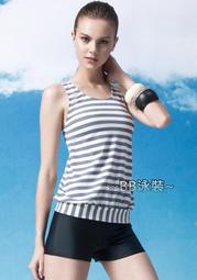 ~BB泳裝~APPLE蘋果牌2015 V領藍色印花連身三角泳衣 15440(45) 歷史價格詳細信息