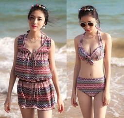 Bikini泳衣╭☆&deg;安可小舖＊16006性感玫瑰鋼圈泳衣游泳衣比基尼泳裝，售價790元 歷史價格詳細信息