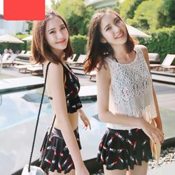 ☆優米小舖☆【SW160809】顯瘦性感兩件式可愛卡通手繪印花低胸深V集中鋼圈露腰胸墊泳裙泳裝泳衣平角褲*胖大碼可穿*3 歷史價格詳細信息