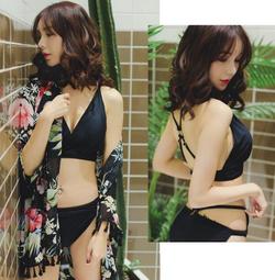 Bikini泳衣╭☆&deg;安可小舖＊韓版小清新長袖潛水衝浪防曬泳衣游泳衣比基尼泳裝，售價780元 歷史價格詳細信息