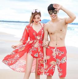 情侶泳裝☆°安可來福＊A195泳衣黑白拉鍊四件式情侶泳衣溫泉比基尼泳裝/男泳褲沙灘褲，女生1200元 歷史價格詳細信息