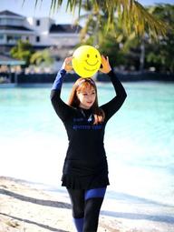 加大泳衣╭☆°來福彩虹＊公主袖遮肚圓裙加大碼泳衣連身泳衣溫泉游泳衣泳裝，售價1000元 歷史價格詳細信息