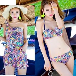 比基尼泳裝╭☆°來福彩虹＊G1438浪漫度假風情侶泳衣鋼圈游泳衣泳裝比基尼沙灘褲，特價950元 歷史價格詳細信息
