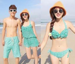 比基尼泳裝╭☆°來福彩虹＊G1458夏日冰沙情侶泳衣性感比基尼三件式溫泉游泳衣，直購價950元 價格比較,價格查詢,歷史價格詳細信息