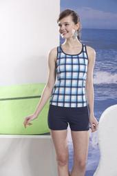 A&amp;T【泳之美】【附帽、胸墊】大女二件式泳衣 市價$1000【8309】M~2L 歷史價格詳細信息